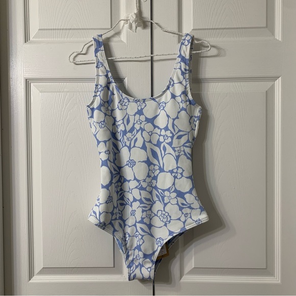 NWT BILLABONG Beyond The Blue Scoop Neck One Piece Swimsuit - Picture 6 of 9